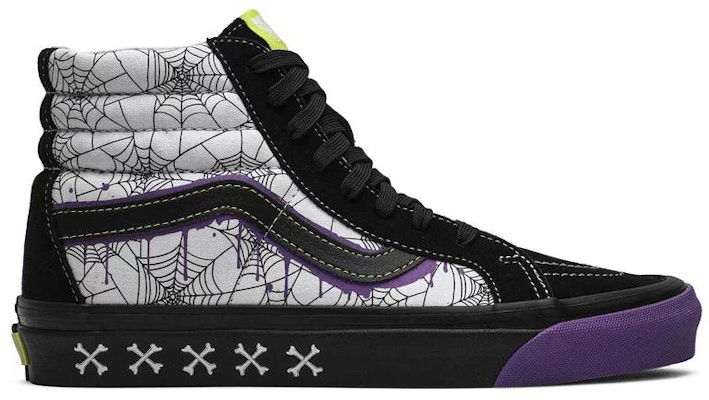 Vans SK8 HI “萬聖節” 防滑耐磨 高幫 板鞋 男女同款 黑白紫 Order Vans SK8 HI “萬聖節” 防滑耐磨 高幫 板鞋 男女同款 黑白紫
