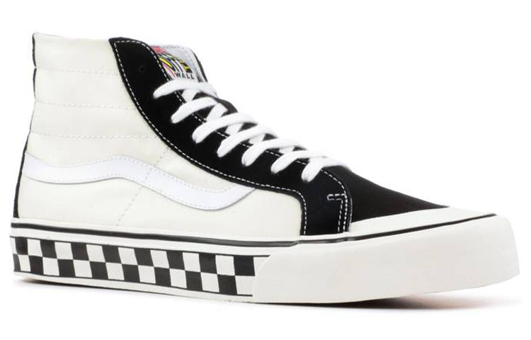 Lookbook Vans Sk8-Hi 138 Decon SF 'Checkers' Lelaki Perempuan Kasual Sneakers. VN0A3MV1R34