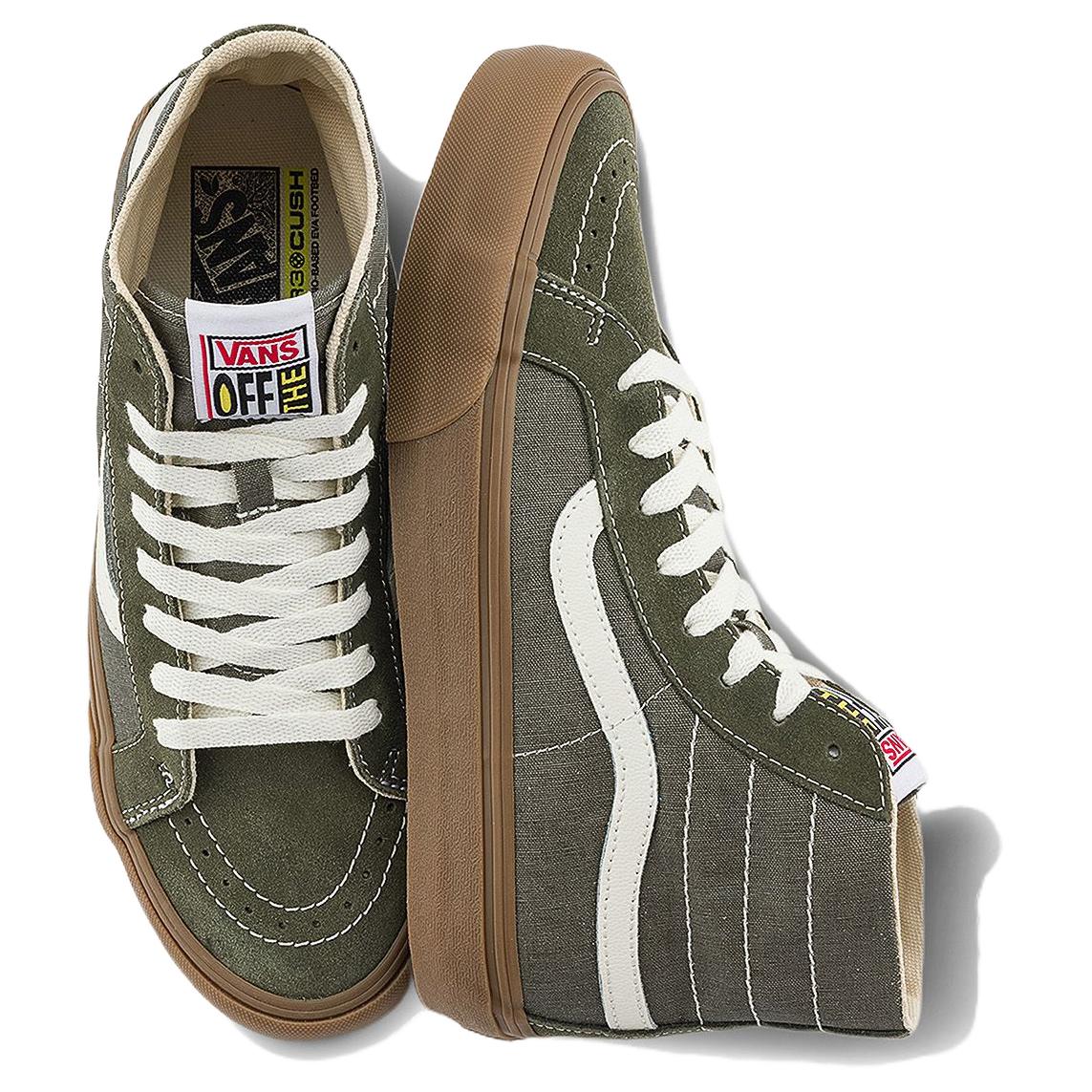 Shop Vans Sk8-Hi 38 Decon VR3 SF 'Hijau Zaitun' VN0A4BX6DOL
