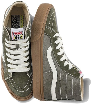 Vans Sk8-Hi 38 Decon VR3 SF 'Hijau Zaitun' VN0A4BX6DOL Shop Vans Sk8-Hi 38 Decon VR3 SF 'Hijau Zaitun' VN0A4BX6DOL