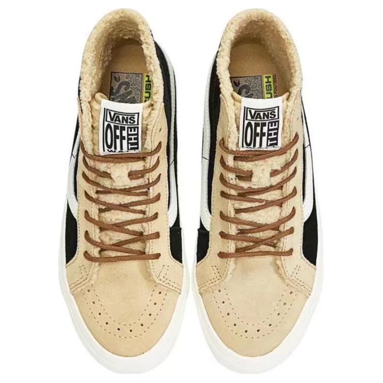 Lookbook Vans Sk8-Hi 38 Decon VR3 SF Sherpa '棕黑色' VN0A4BX6Y3U