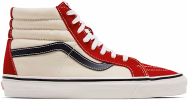 Vans Sk8-Hi 38 DX 'Anaheim Factory - White Red' VN0A38GF4UK Vans Sk8-Hi 38 DX 'Anaheim Factory - White Red' VN0A38GF4UK
