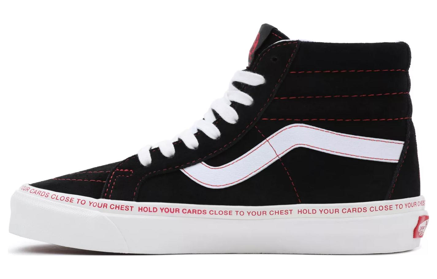 Buy Vans SK8 HI 38 DX 潮流休閒 防滑耐磨 高筒 滑板鞋 男女款 黑白