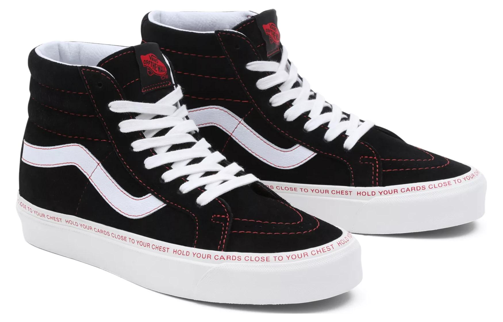 Lookbook Vans SK8 HI 38 DX 潮流休閒 防滑耐磨 高筒 滑板鞋 男女款 黑白