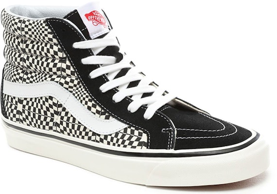 Vans Sk8-Hi 38 DX ワープチェック (黒白) VN0A38GFVMY Shop Vans Sk8-Hi 38 DX ワープチェック (黒白) VN0A38GFVMY