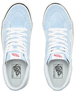 Vans Sk8-Hi 38 DX Anaheim Factory 'Light Blue Warp Check' Biru Muda. VN0A38GFVSG Shop Vans Sk8-Hi 38 DX Anaheim Factory 'Light Blue Warp Check' Biru Muda. VN0A38GFVSG