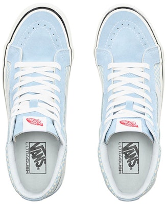 Vans Sk8-Hi 38 DX Anaheim Factory 'Light Blue Warp Check' Perempuan VN0A38GFVSG Shop Vans Sk8-Hi 38 DX Anaheim Factory 'Light Blue Warp Check' Perempuan VN0A38GFVSG