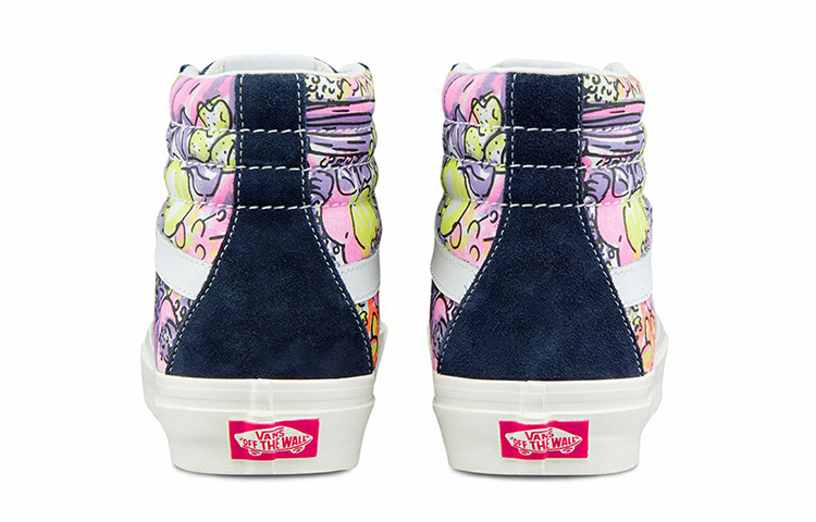 Shop 반스 스케이트-하이 38 DX 블루/핑크 VN0A38GF9GR
