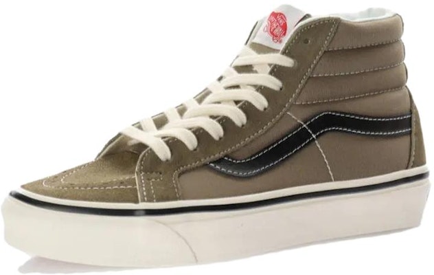 Vans SK8 HI DX 休閒 防滑耐磨 高筒 滑板鞋 男女款 橄欖色 Order Vans SK8 HI DX 休閒 防滑耐磨 高筒 滑板鞋 男女款 橄欖色