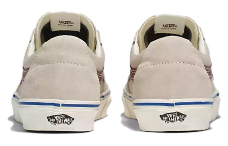 Lookbook Vans SK8 HI 防滑耐磨 低筒 滑板鞋 男女同款 米白色