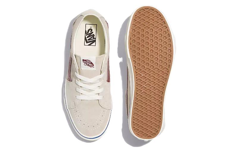 Shop Vans SK8 HI 防滑耐磨 低筒 滑板鞋 男女同款 米白色