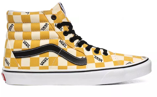 Vans Sk8-Hi 'Gran Cuadro - Amarillo Yema' VN0A4U3CWYT Order Vans Sk8-Hi 'Gran Cuadro - Amarillo Yema' VN0A4U3CWYT
