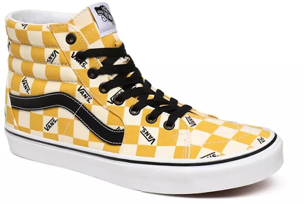 Vans Sk8-Hi 'Gran Cuadro - Amarillo Yema' VN0A4U3CWYT Lookbook Vans Sk8-Hi 'Gran Cuadro - Amarillo Yema' VN0A4U3CWYT