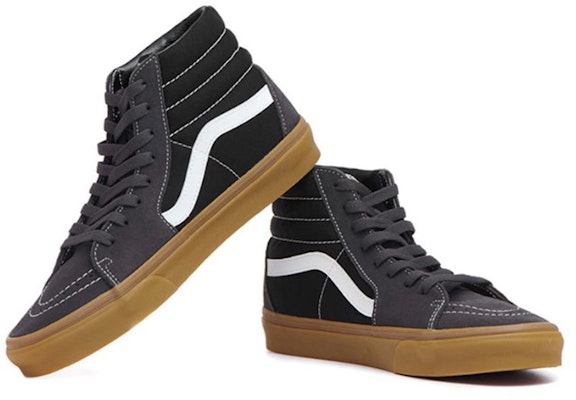 Vans SK8 HI 滑板鞋 男女同款 黑 Lookbook Vans SK8 HI 滑板鞋 男女同款 黑