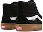 Shop Vans SK8 HI 滑板鞋 男女同款 黑