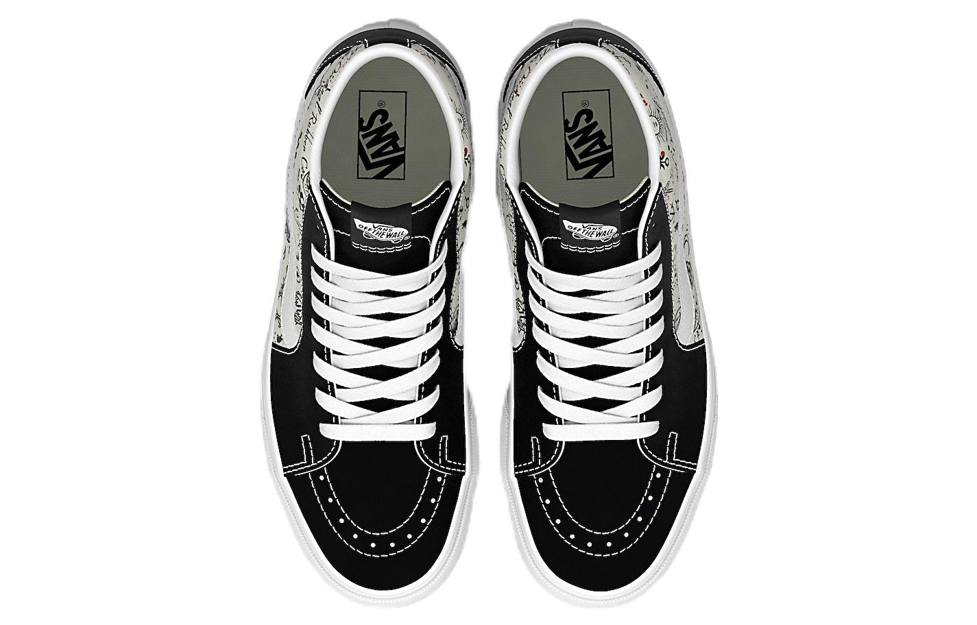 Vans SK8-HI 'Black White' 圖 4