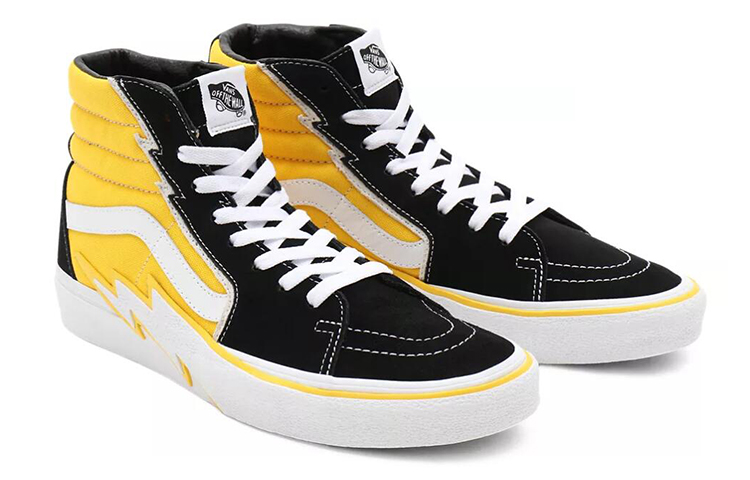 Lookbook Vans Sk8-Hi 'Bolt - Freesia' Kulit Tinggi VN0A5JIVA05