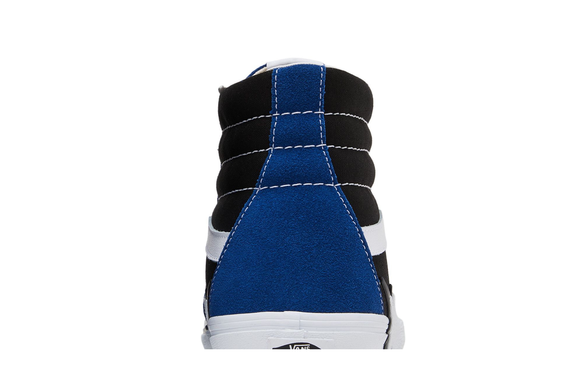 Sizing Vans Sk8-Hi Bolt 經典高筒帆布休閒滑板鞋 男女同款 藍黑