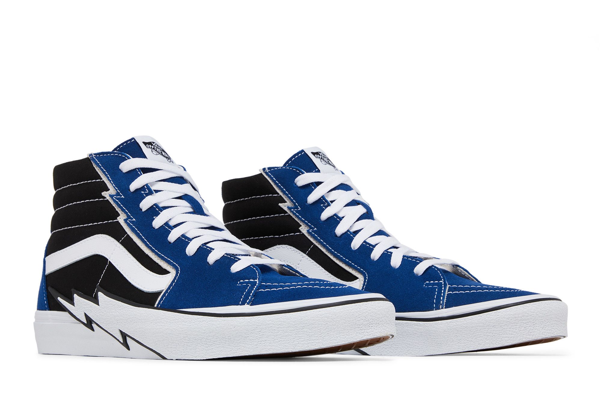 Cheap Vans Sk8-Hi Bolt 經典高筒帆布休閒滑板鞋 男女同款 藍黑