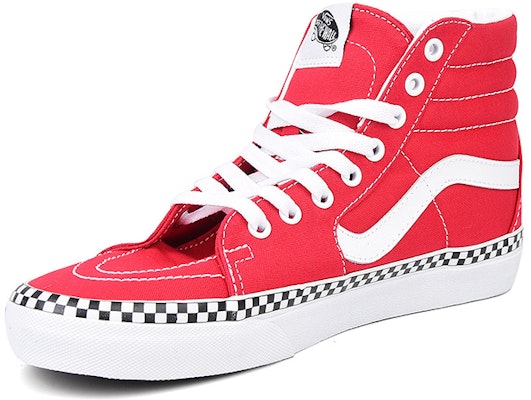 Vans Sk8-Hi “棋盘格边 - 竞速红” VN0A38GEVS5 Order Vans Sk8-Hi “棋盘格边 - 竞速红” VN0A38GEVS5