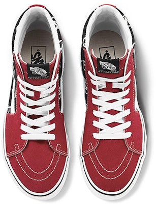 Vans Sk8-Hi 'Circle V' 高帮休闲鞋 VN0A4BV617B Lookbook Vans Sk8-Hi 'Circle V' 高帮休闲鞋 VN0A4BV617B