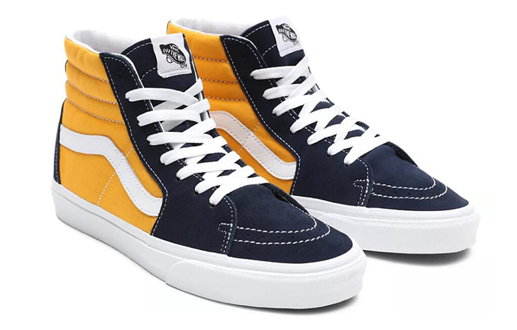 Lookbook Vans SK8-HI (经典运动) 蓝色 '黑黄' VN0A32QG4PL