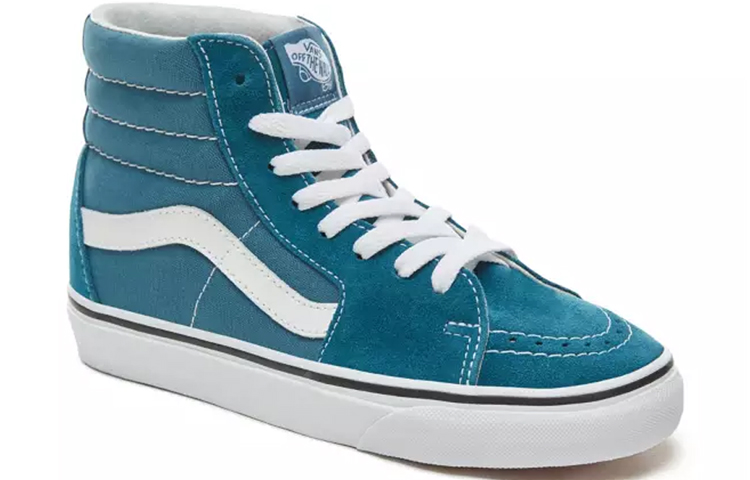 Lookbook 반스 스케이트-하이 '코르세어 블루' VN0A38GEU60