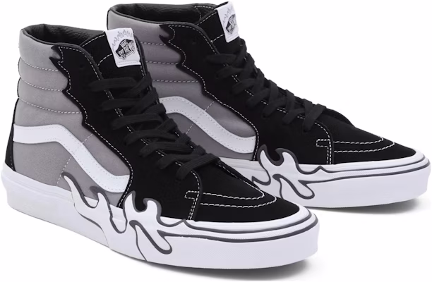 Vans Sk8-Hi 'Flame - Kelabu' VN0005UJBGF Lookbook Vans Sk8-Hi 'Flame - Kelabu' VN0005UJBGF