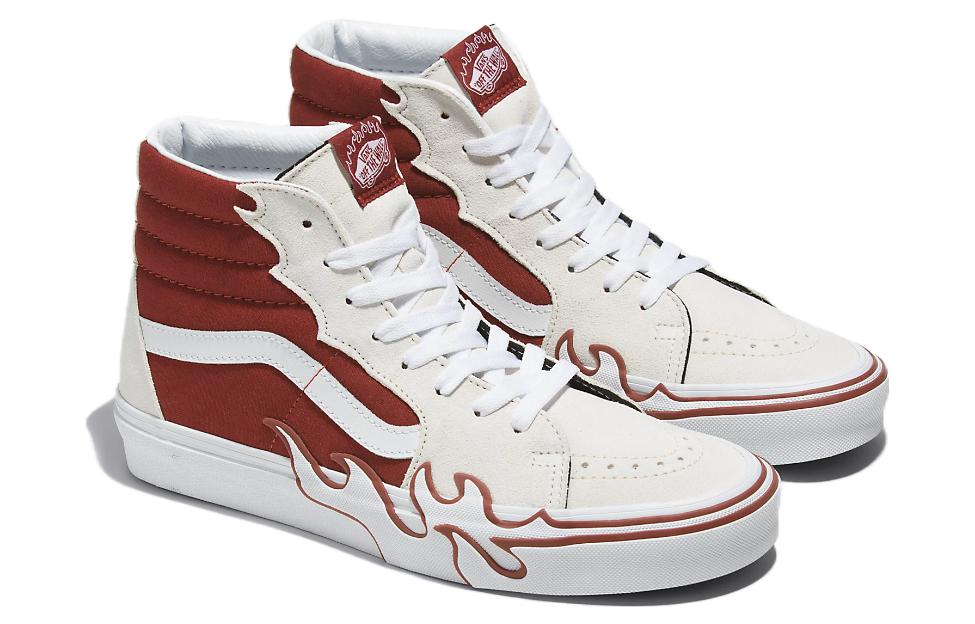 Order 반스 Sk8-Hi '플레임 - 화이트 토니 포트' VN0005UJZHG VN0005UJZHG