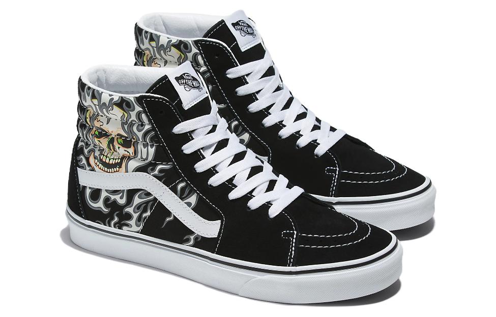 Lookbook Vans Sk8-Hi 'Flame Skull' Api Tengkorak VN0007NSBMW