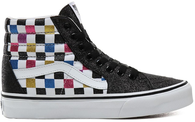 Vans Sk8-Hi 'Glitter Checkerboard' VN0A4BV6V3P Order Vans Sk8-Hi 'Glitter Checkerboard' VN0A4BV6V3P