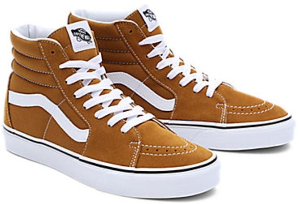 Vans Sk8-Hi 'Coklat Keemasan' VN0007NS1M7 Lookbook Vans Sk8-Hi 'Coklat Keemasan' VN0007NS1M7