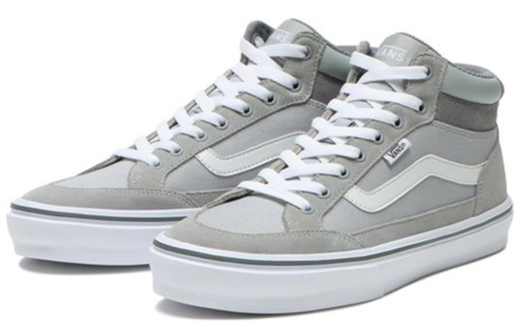 Lookbook 반스 스케이트하이 그레이/화이트 (일본판) 609859-0001