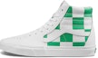 Buy Vans Sk8-Hi「皮革方格 - 純白蕨綠」VN0A4BV6TS9
