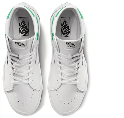 Vans Sk8-Hi「皮革方格 - 純白蕨綠」VN0A4BV6TS9 Lookbook Vans Sk8-Hi「皮革方格 - 純白蕨綠」VN0A4BV6TS9