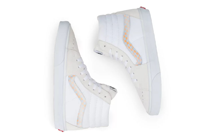 Shop Vans Sk8-Hi 'Lenticular Sidestripe - Putih De Blanc' VN0A5kRHA53