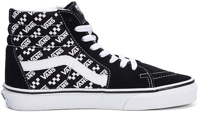 Vans Sk8-Hi 'Logo Repeat - Black' VN0A4U3CTEZ Order Vans Sk8-Hi 'Logo Repeat - Black' VN0A4U3CTEZ
