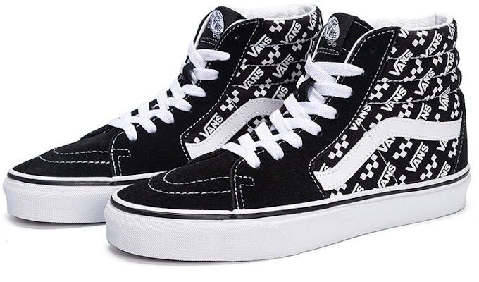 Vans Sk8-Hi 'Logo Repeat - Black' VN0A4U3CTEZ Lookbook Vans Sk8-Hi 'Logo Repeat - Black' VN0A4U3CTEZ