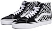Lookbook Vans Sk8-Hi 'Logo Repeat - Black' VN0A4U3CTEZ