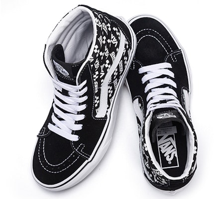 Vans Sk8-Hi 'Logo Repeat - Hitam' VN0A4U3CTEZ Shop Vans Sk8-Hi 'Logo Repeat - Hitam' VN0A4U3CTEZ