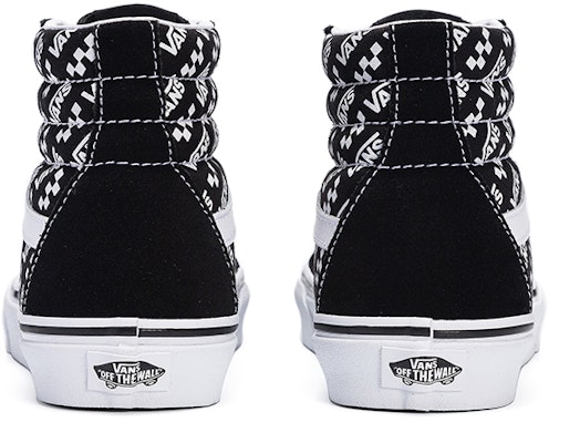 Vans Sk8-Hi 'Logo Repeat - Black' VN0A4U3CTEZ Purchase Vans Sk8-Hi 'Logo Repeat - Black' VN0A4U3CTEZ