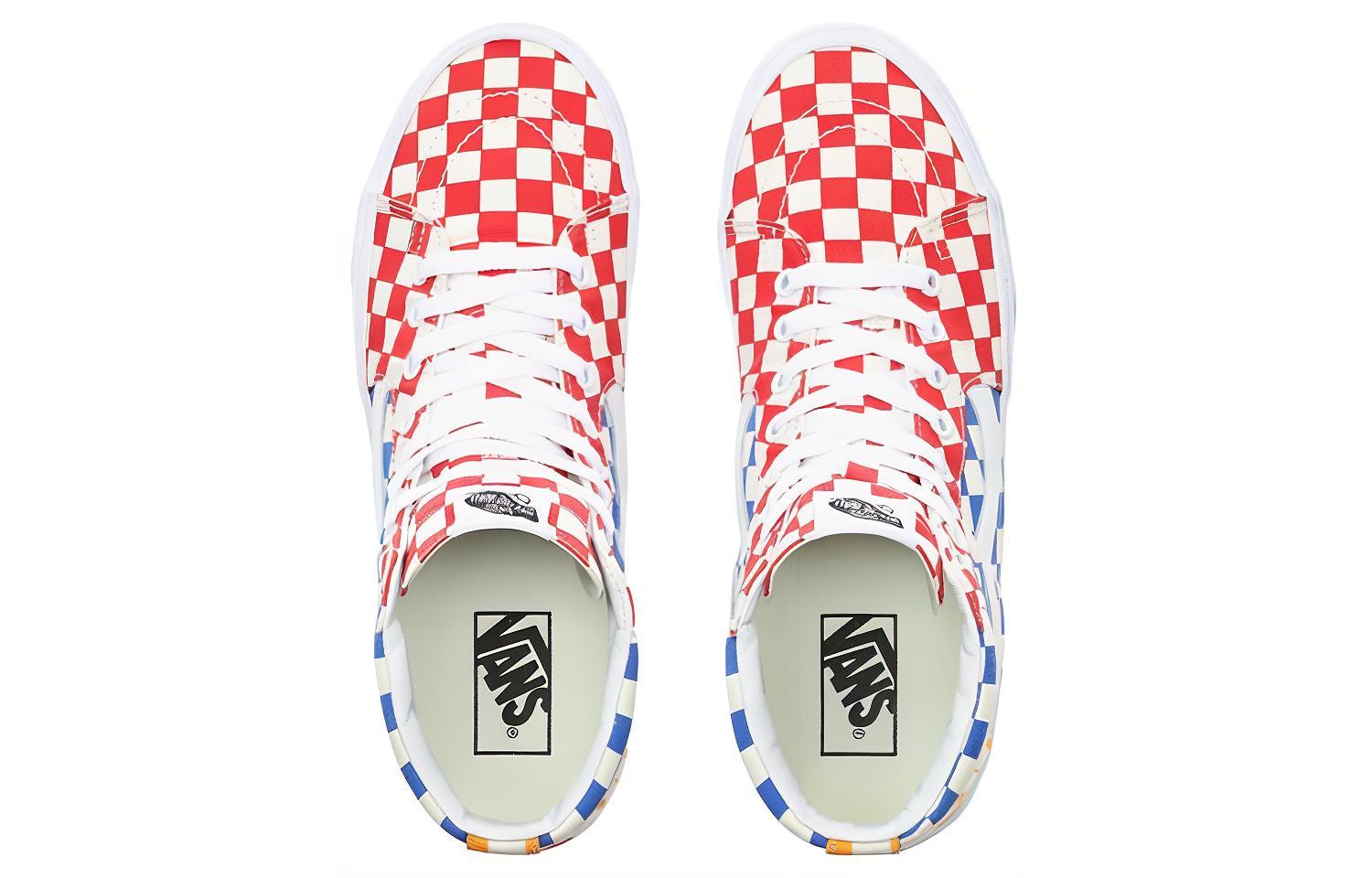 Lookbook Vans Sk8-Hi '彩色棋盘格' VN0A38GEVLV