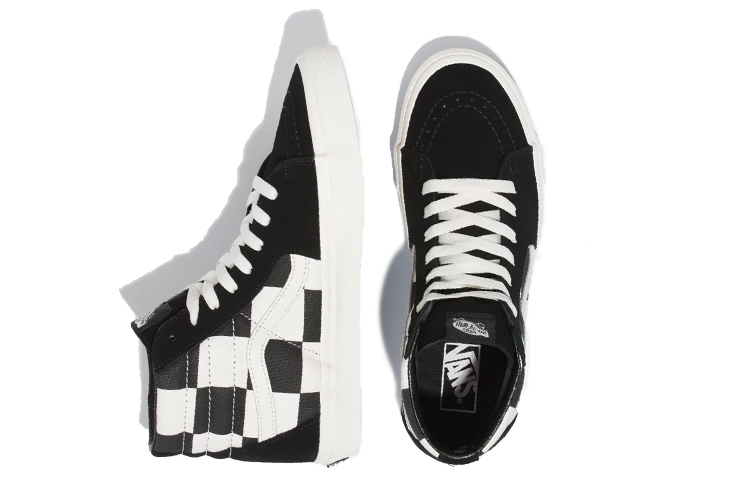 Lookbook Vans SK8 HI 超大格紋 高筒 滑板鞋 男女同款 黑白