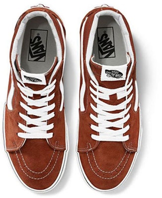 Vans Sk8-Hi '红椒色' VN0A4U3CWK8 Lookbook Vans Sk8-Hi '红椒色' VN0A4U3CWK8
