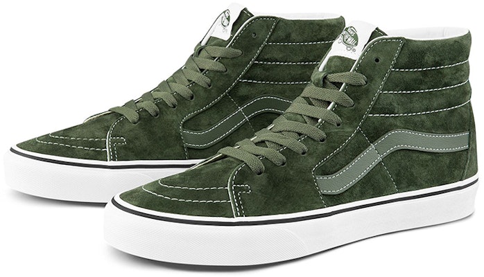 Vans Sk8-Hi 'Pig Suede - Olive' VN0A32QG4QV Order Vans Sk8-Hi 'Pig Suede - Olive' VN0A32QG4QV