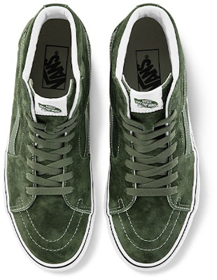 Vans Sk8-Hi 'Pig Suede - Olive' Kulit Babi Zaitun VN0A32QG4QV Lookbook Vans Sk8-Hi 'Pig Suede - Olive' Kulit Babi Zaitun VN0A32QG4QV
