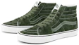 Lookbook バンズ Sk8-Hi ピッグスエード オリーブ VN0A32QG4QV