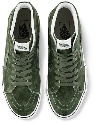 バンズ Sk8-Hi ピッグスエード オリーブ VN0A32QG4QV Shop バンズ Sk8-Hi ピッグスエード オリーブ VN0A32QG4QV