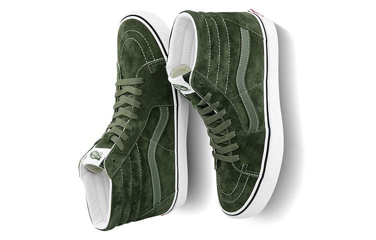 Purchase バンズ Sk8-Hi ピッグスエード オリーブ VN0A32QG4QV
