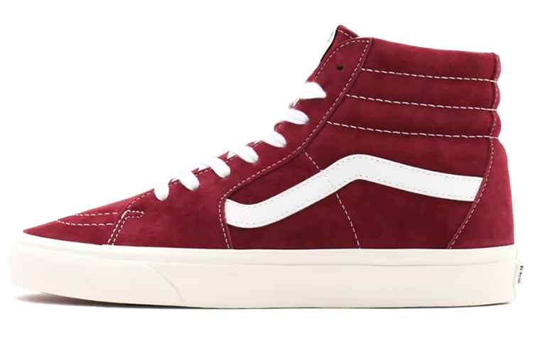Buy Vans Sk8-Hi "猪皮绒 - 石榴红" VN0A32QG9G8